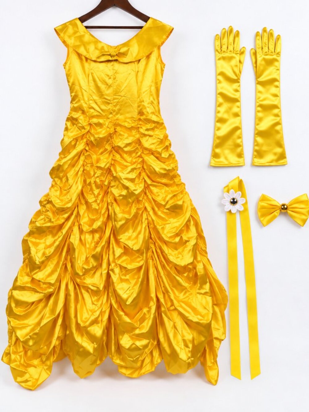 Belle Beauty and the Beast Cosplay Gown Size Large Princess Halloween Costume